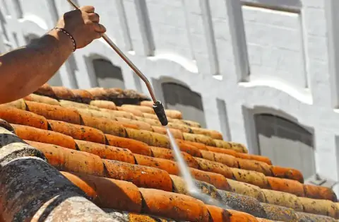 Nettoyage de toitures - Anneville-Ambourville